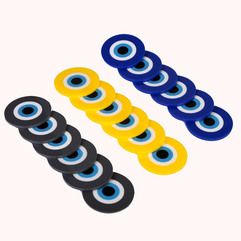 Set of 6 Evil Eye 
Coasters