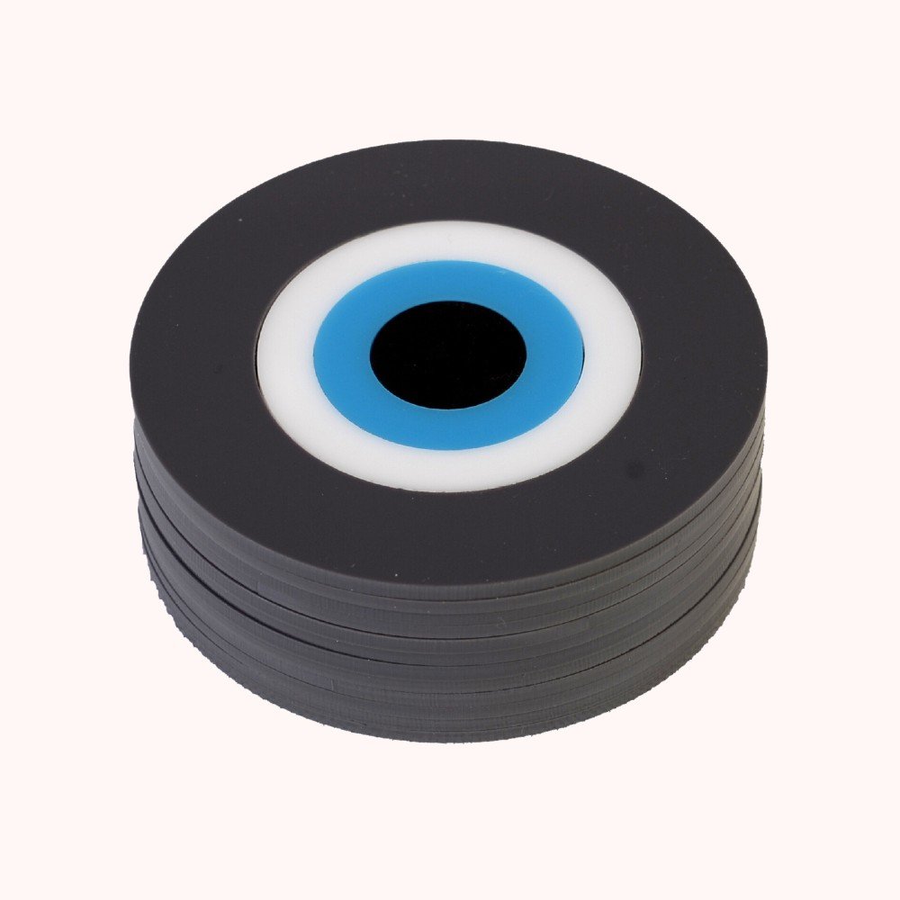 Set of 6 Evil Eye 
Coasters