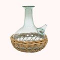 Water Jug with handwoven 
wicker cover