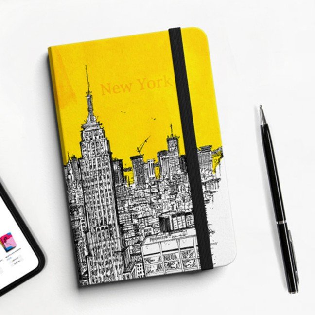 Hard Cover Notebook: 
New York