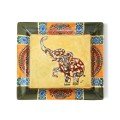 Porcelain Plate: 
Elephant