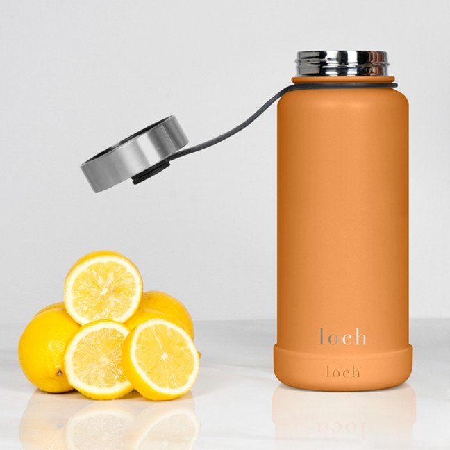 Personalized Sunset 
Orange Water Bottle