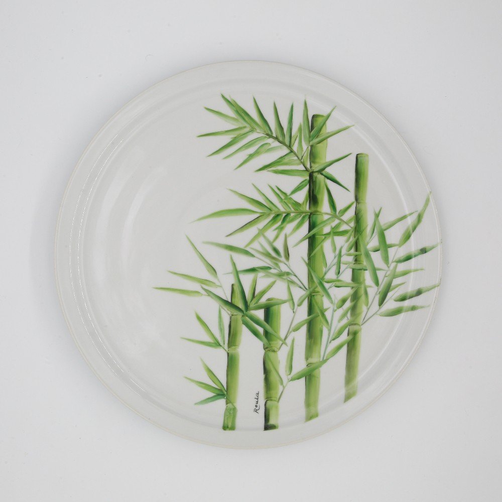 Porcelain Plate: 
Bamboo Tree