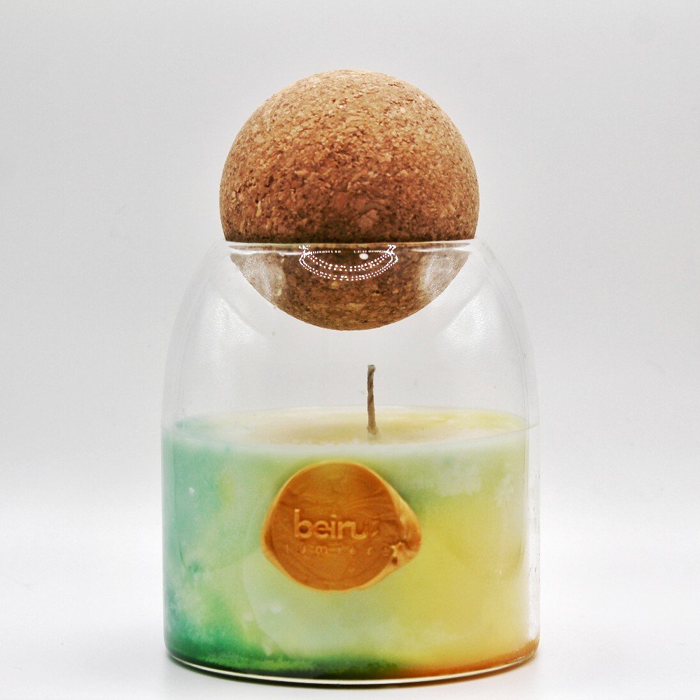 Glass Aromatic 
Soy Wax Candle