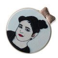 Customizable Portrait 
Embroidered Hoop