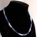 Shades of Color Glass 
Beads Necklace