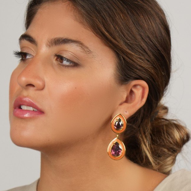 Amber 
Earrings