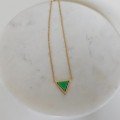 Dainty 
Triangle Necklace