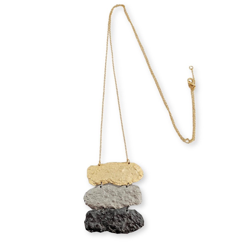 3 Oval Rhapsody 
Sautoir Necklace