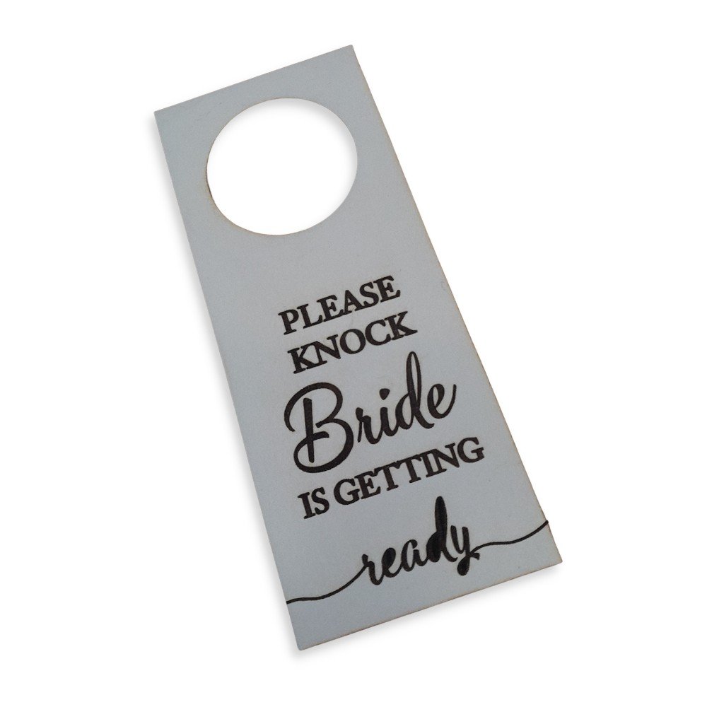 Personalized Bridal 
Door Hanger