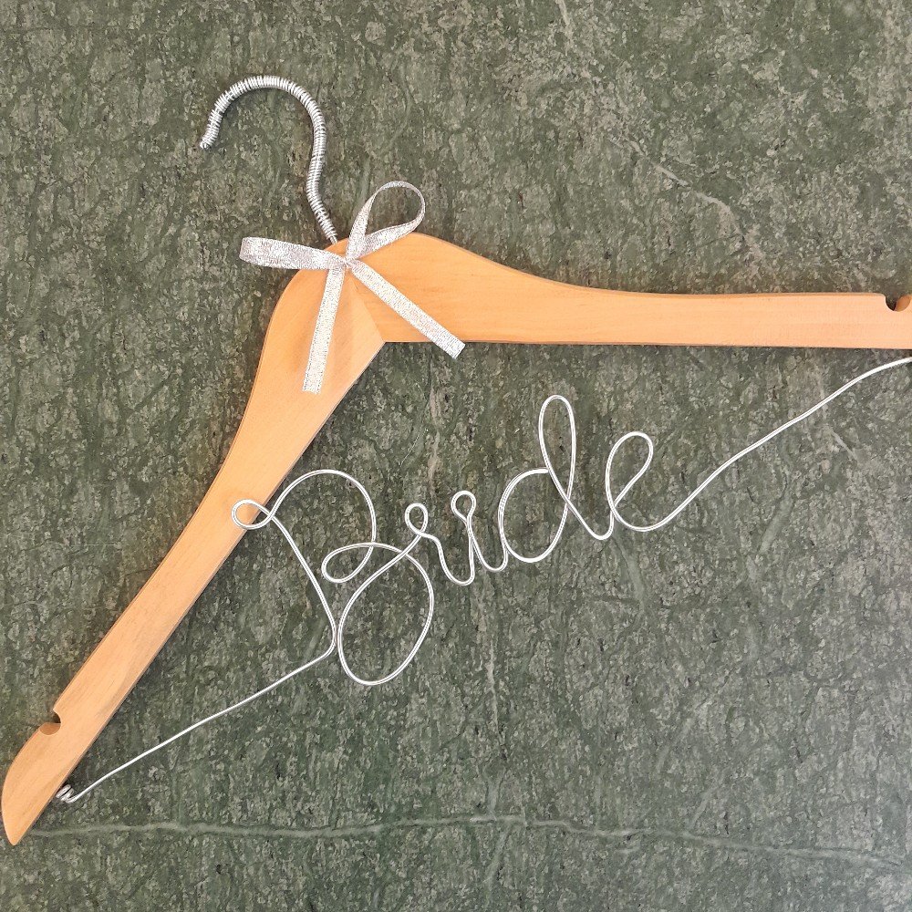 Bridal Clothes 
Hanger With Wire