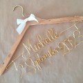 Personalized Bridal Clothes Hanger With Wire
