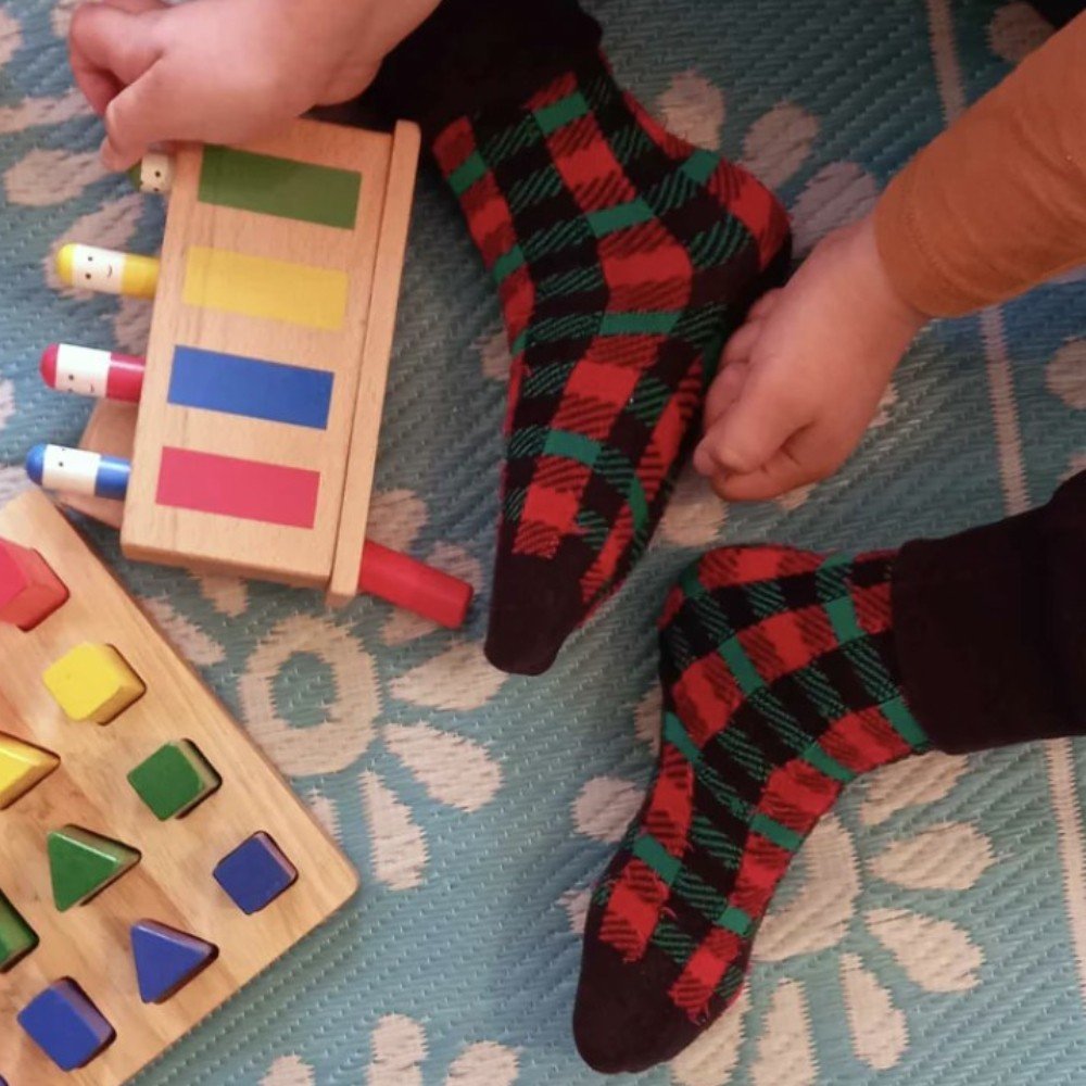 Checkered Mix 
Kids Socks