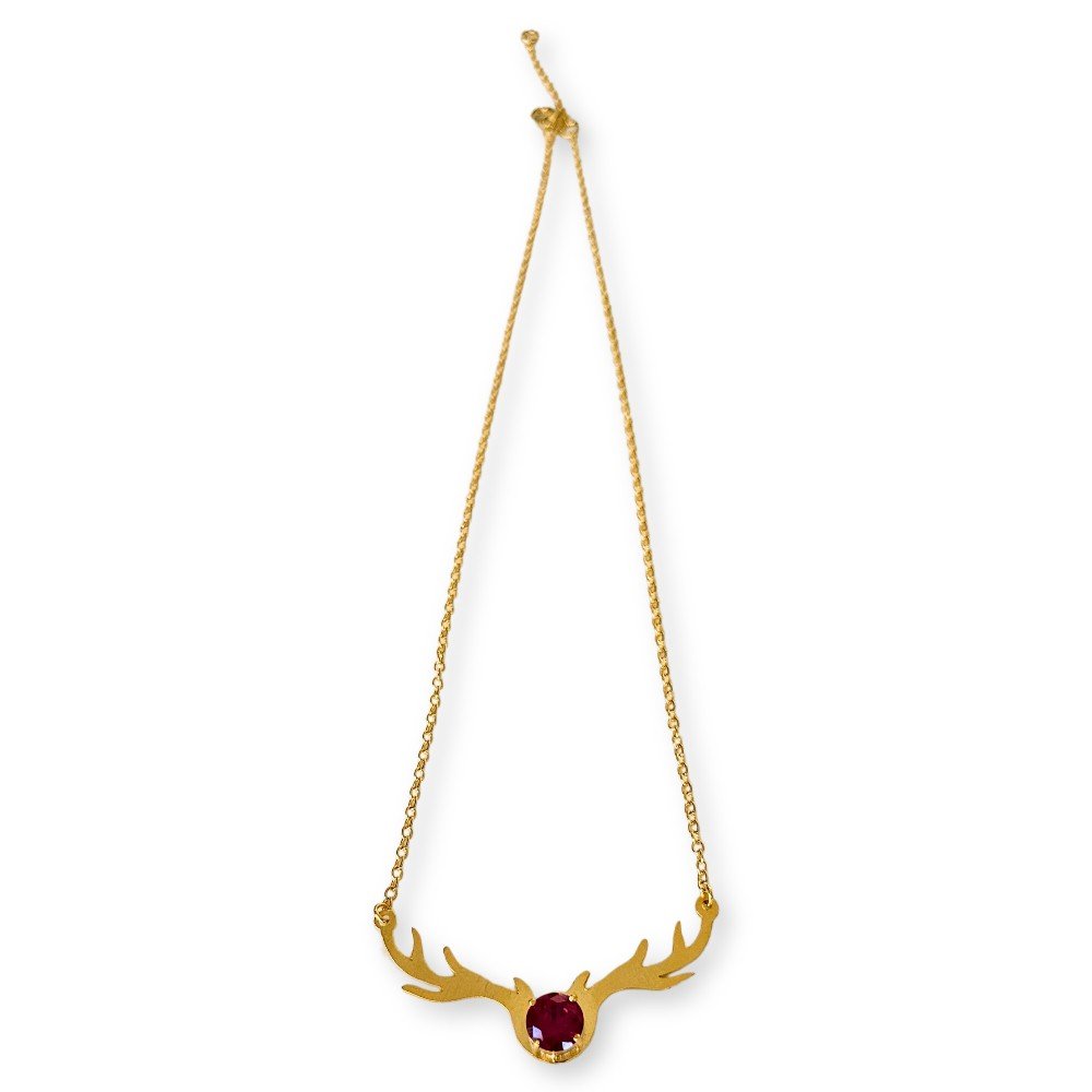 Rudolph 
Stone Necklace