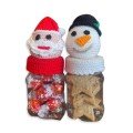 Knitted Christmas 
Cookie Jar