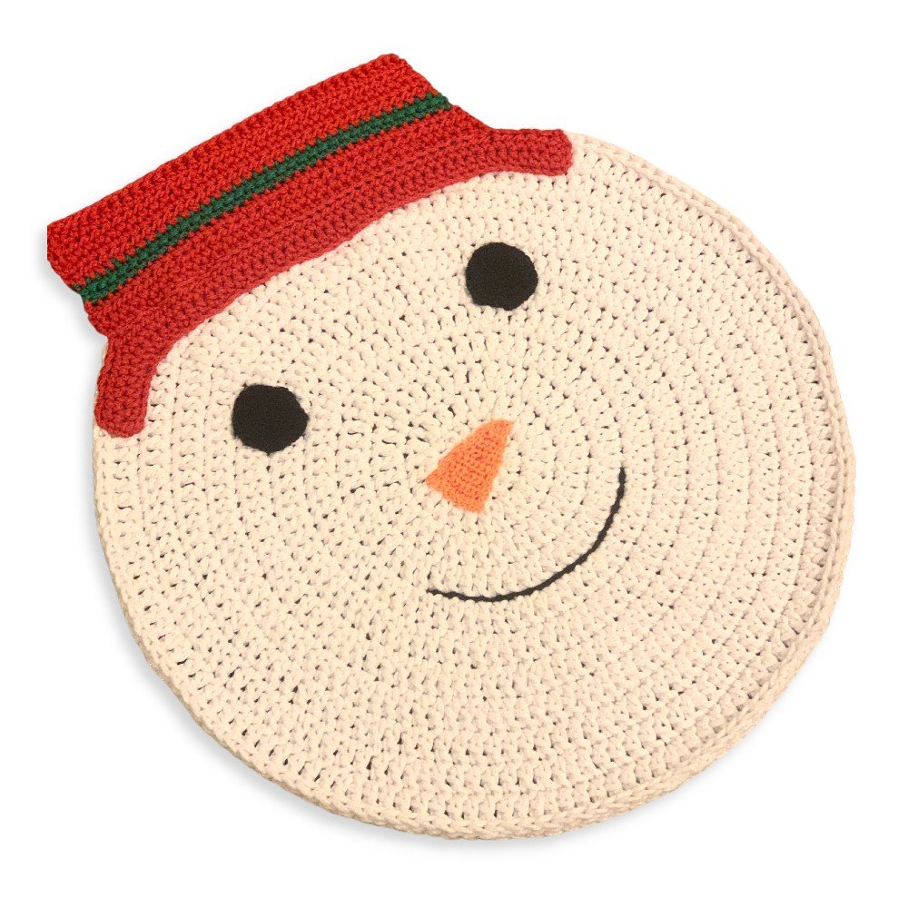Knitted 
Snowman Placemat