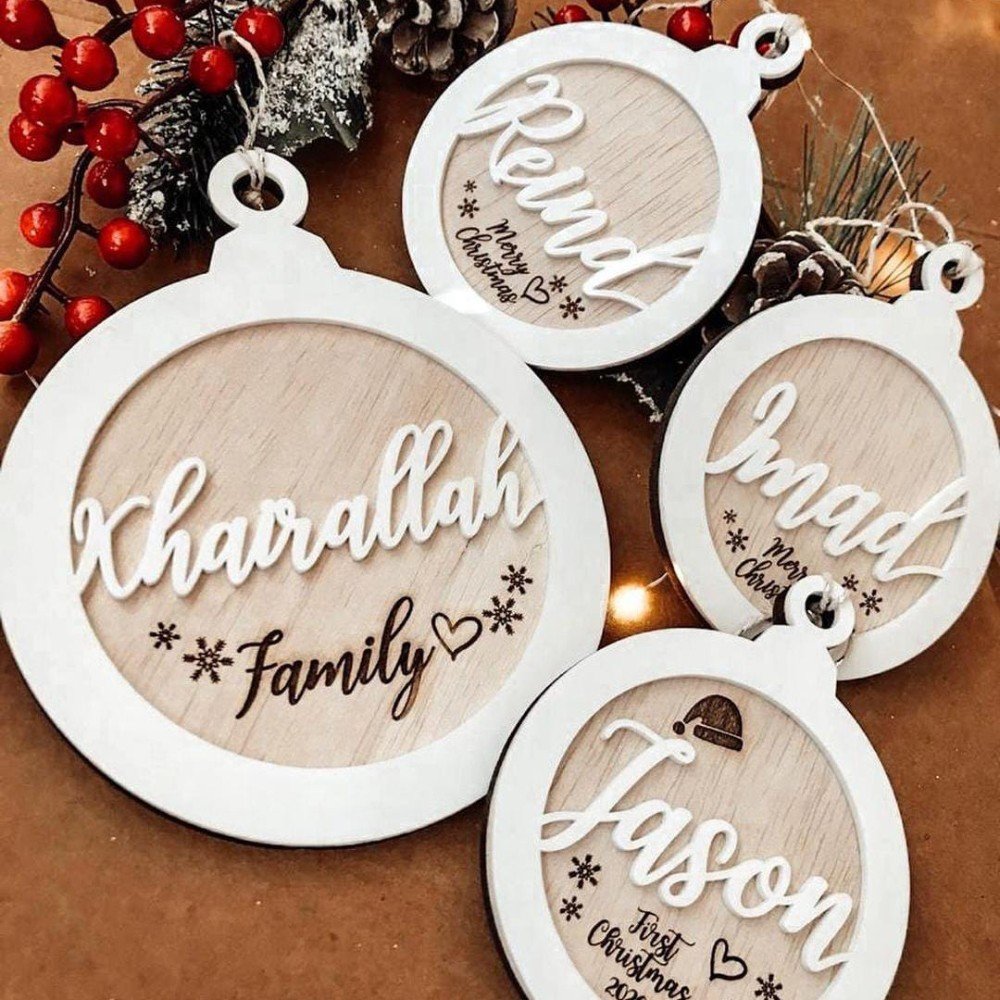 Personalized Name 
Christmas Ornament