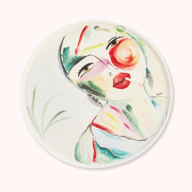 Porcelain Plate: 
Lollipop Girl