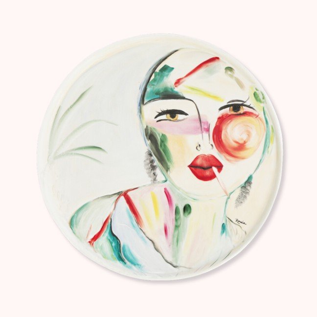 Porcelain Plate: 
Lollipop Girl