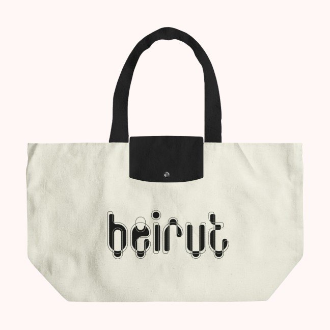 'Beirut' 
Foldable Bag
