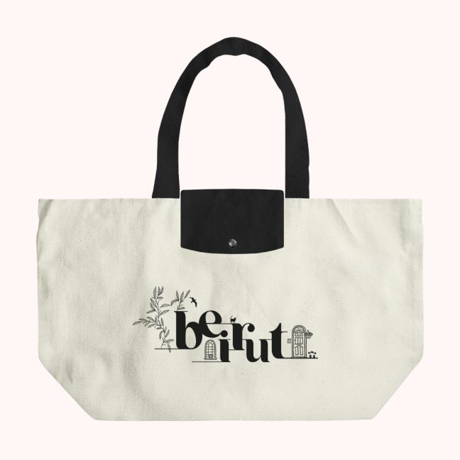 'My Beirut' 
Foldable Bag