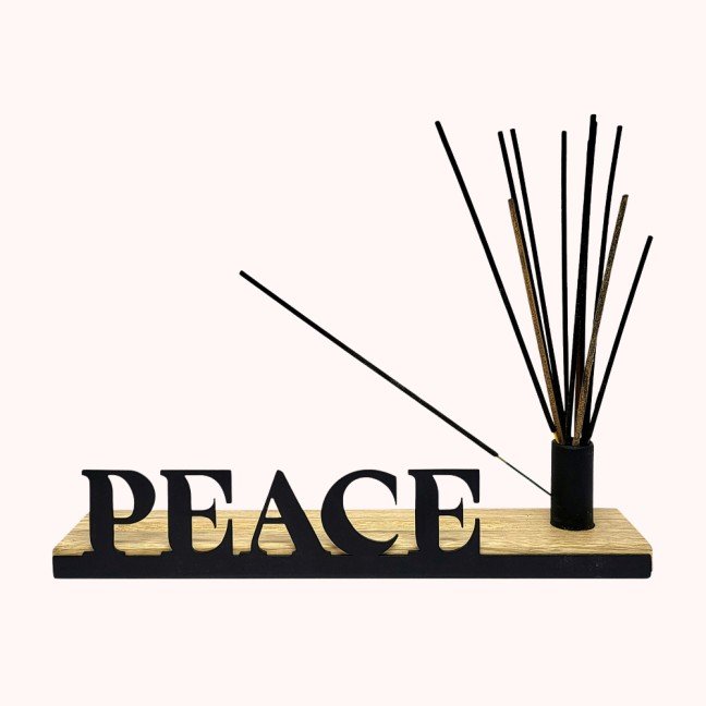 'Peace' 
Incense Burner