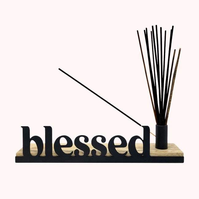 'Blessed' 
Incense Burner