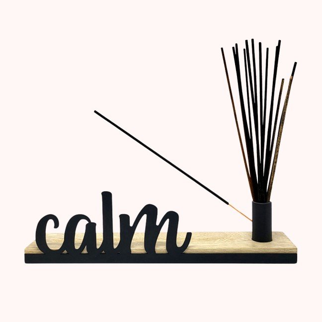 'Calm' 
Incense Burner