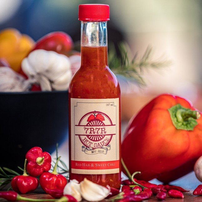 Red Hab & Sweet Chili 
Hot Sauce (187mL)