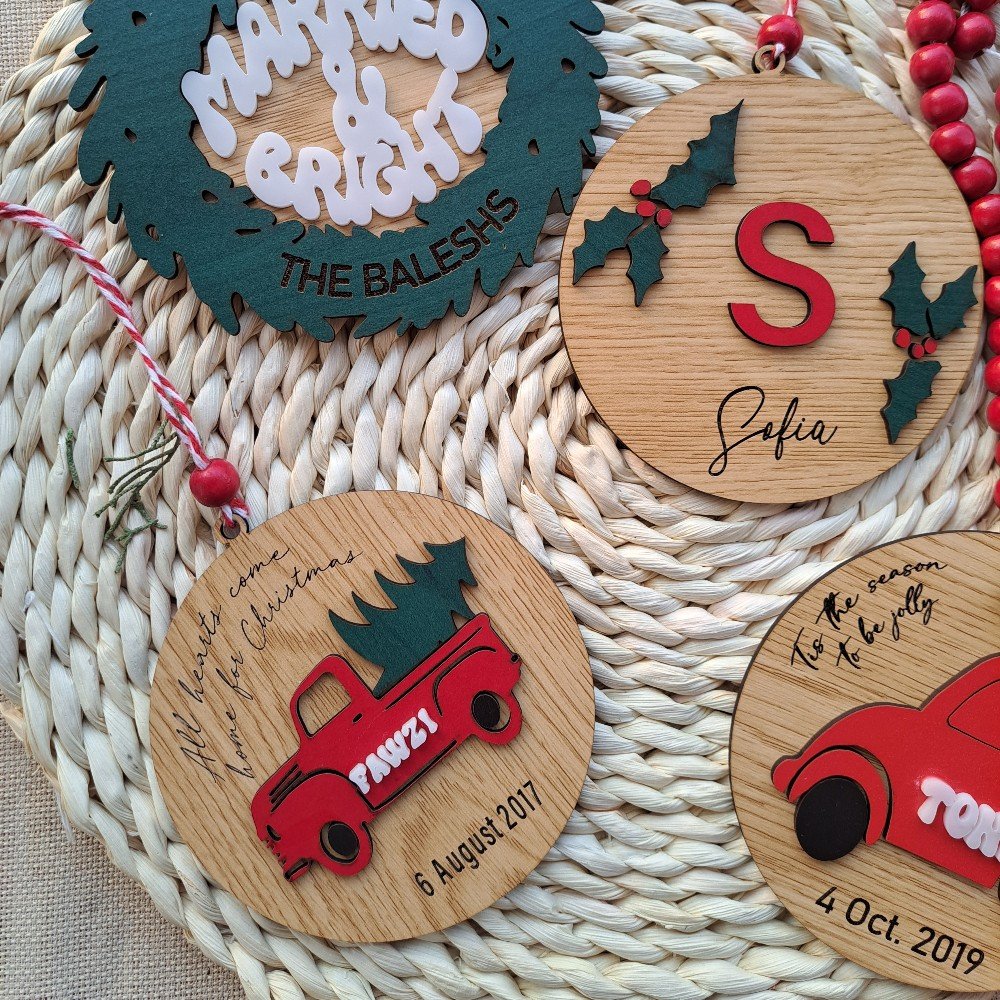 Custom Christmas 
Truck Ornament