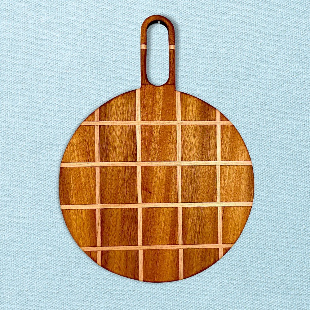 Handcrafted Gridded 
Wooden Board