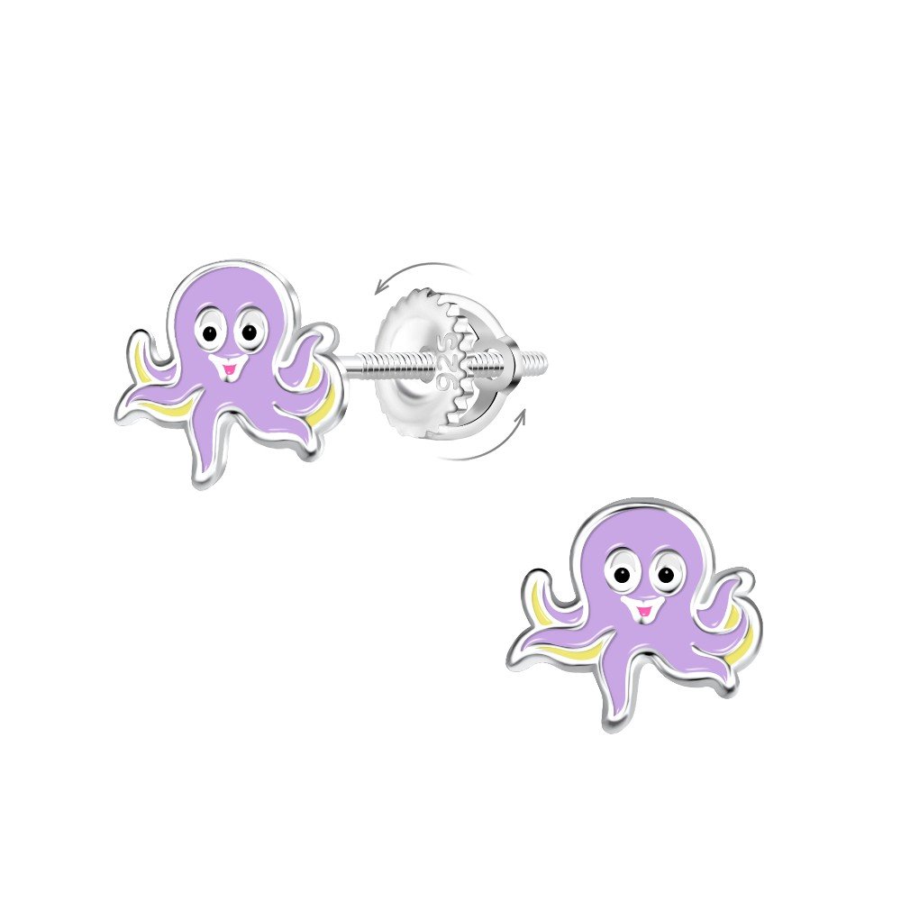 Octopus Silver
Kids Earrings