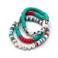Set of 3 Holly 
Christmas Bracelets