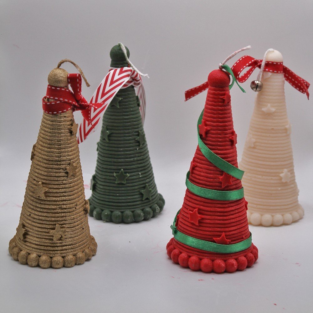 Christmas Tree 
Cones Candles Set