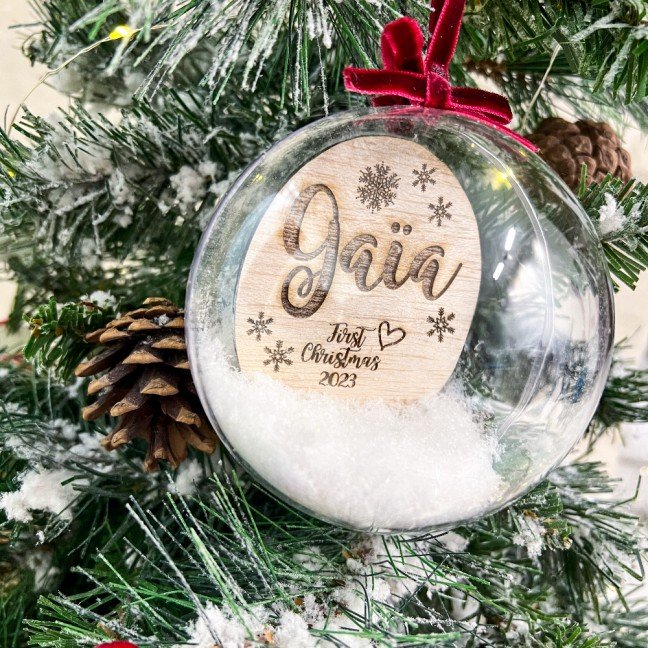 Personalized 3D 
Christmas Ornament