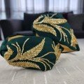 Embroidered 
Leafy Headband