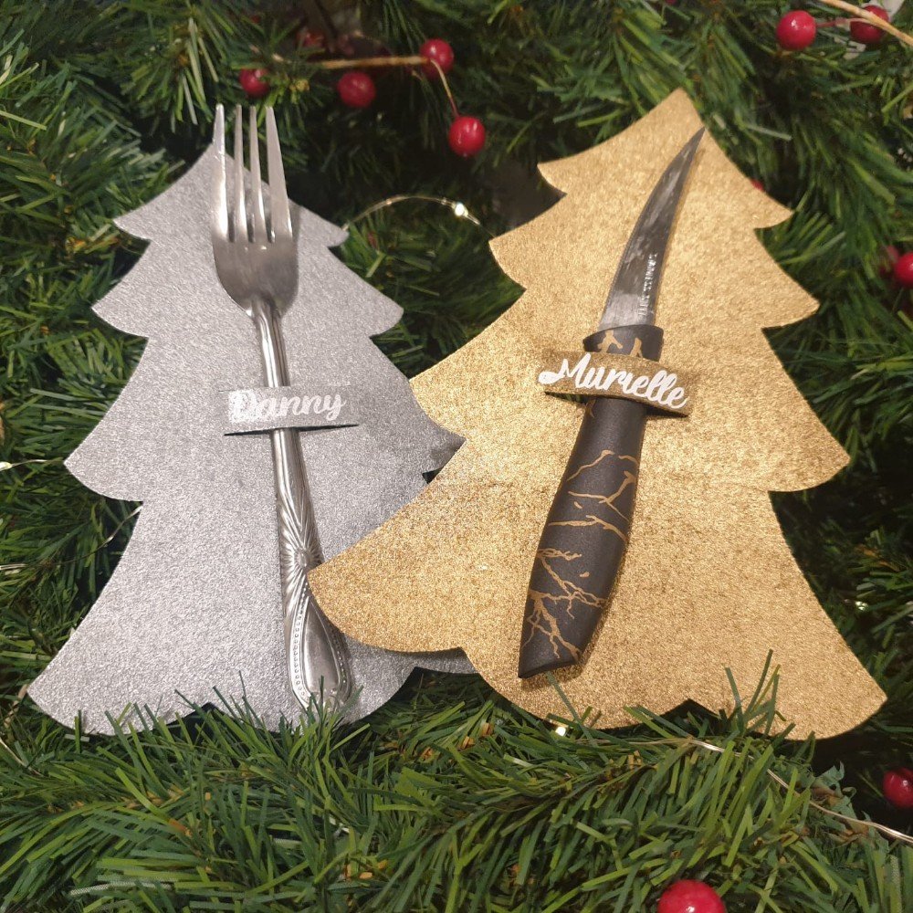 Personalized Tree 
Shaped Cutlery Holder