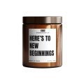 Here's To New 
Beginnings Candle