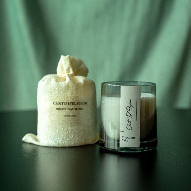 Radiant Glass 
Grey Candle