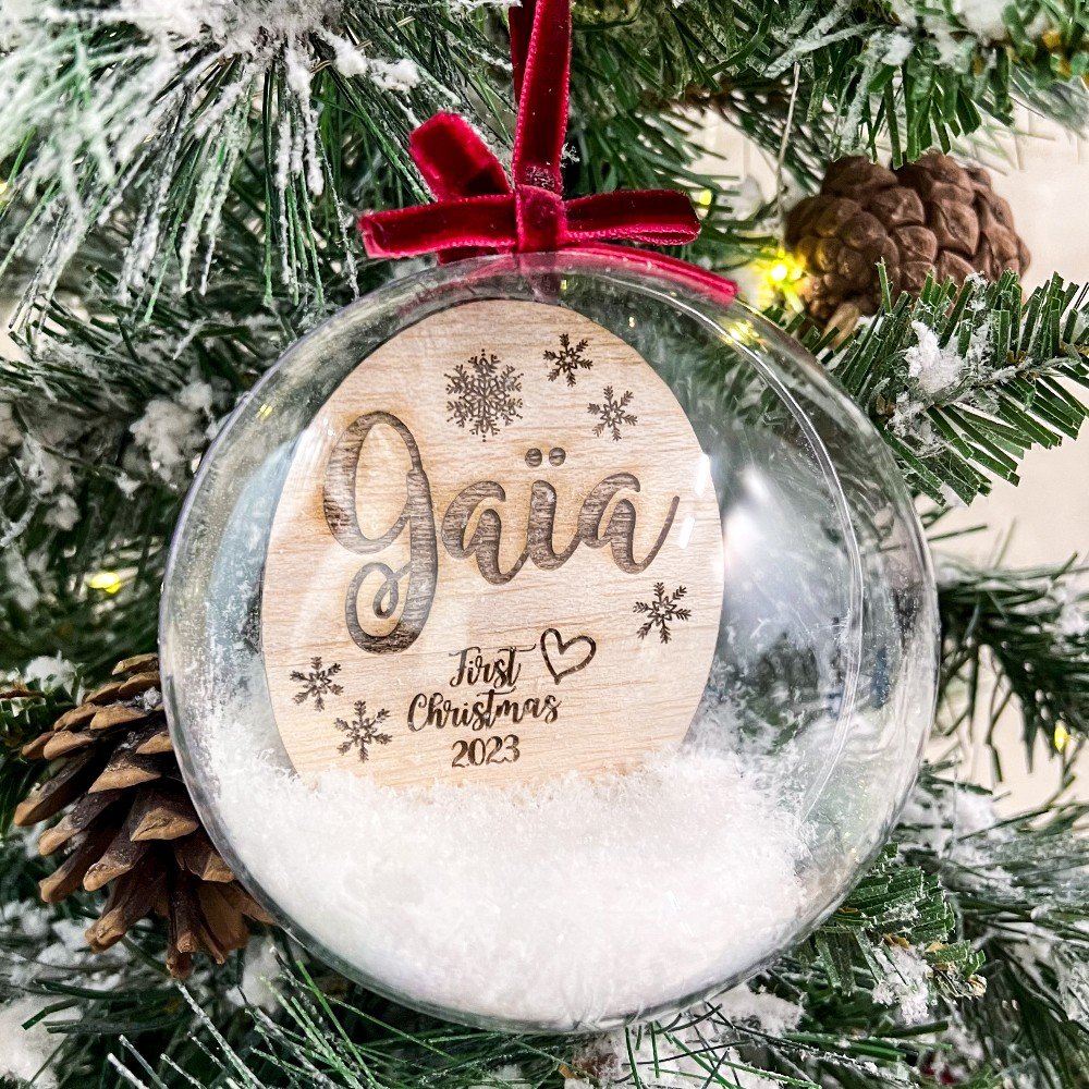 Personalized 3D 
Christmas Ornament