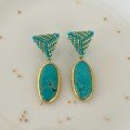 Turquoise 
Stone Earrings