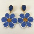 Blue 
Flower Earrings