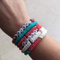 Set of 6 Jolly 
Christmas Bracelets