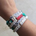 Set of 5 Merry 
Christmas Bracelets