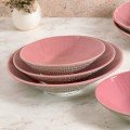 La Ruche Dark 
Pink Ceramic Bowl