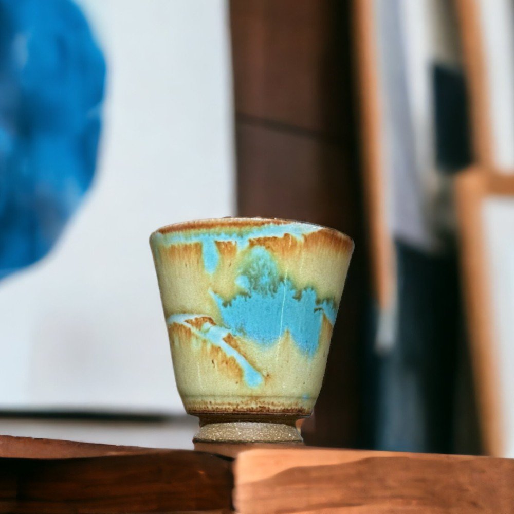 Sunset Yellow & Blue 
Espresso Cup