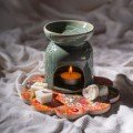 Boema's Ceramic Burner 
With Scented Soy Melts