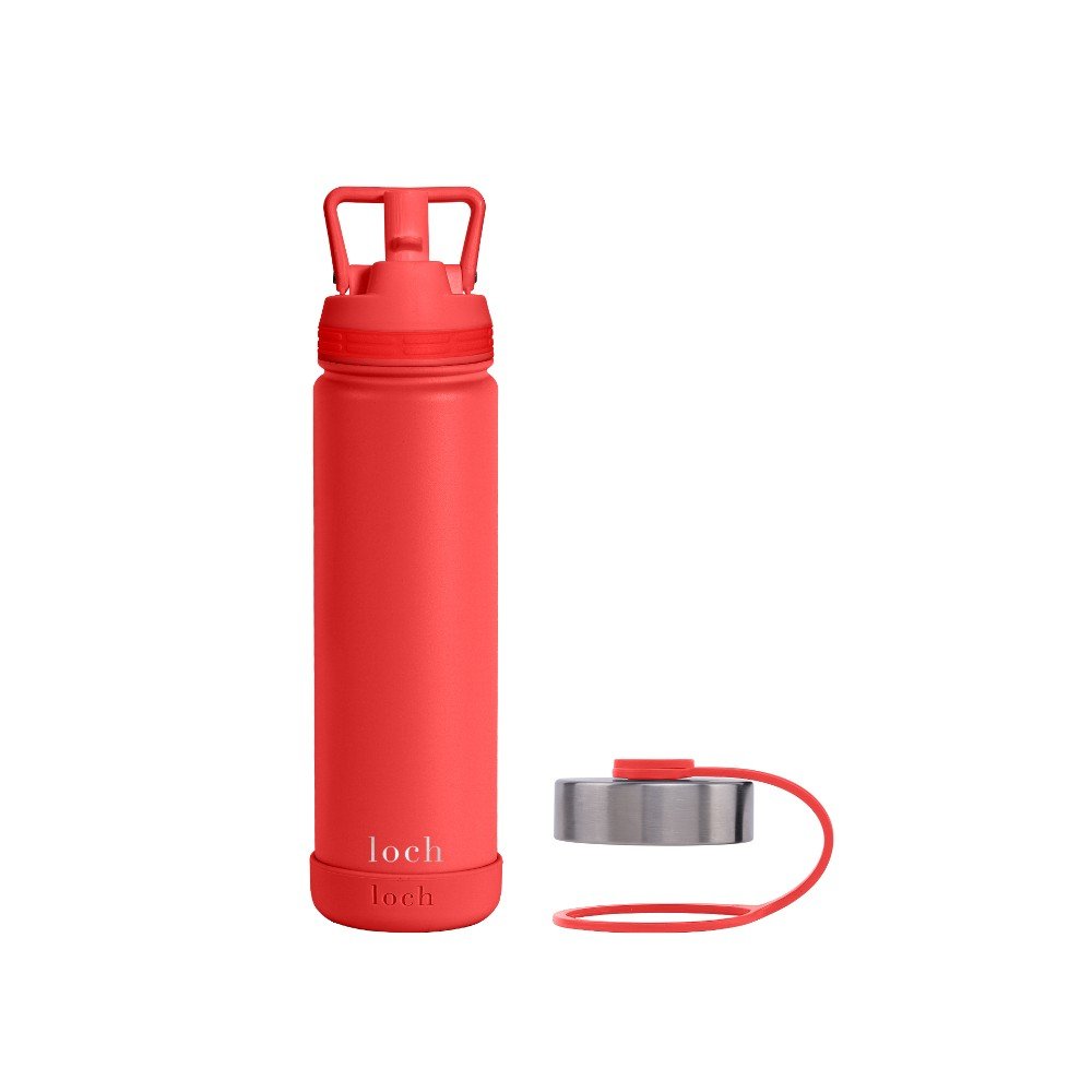 Personalized Fire 
Red Water Bottle