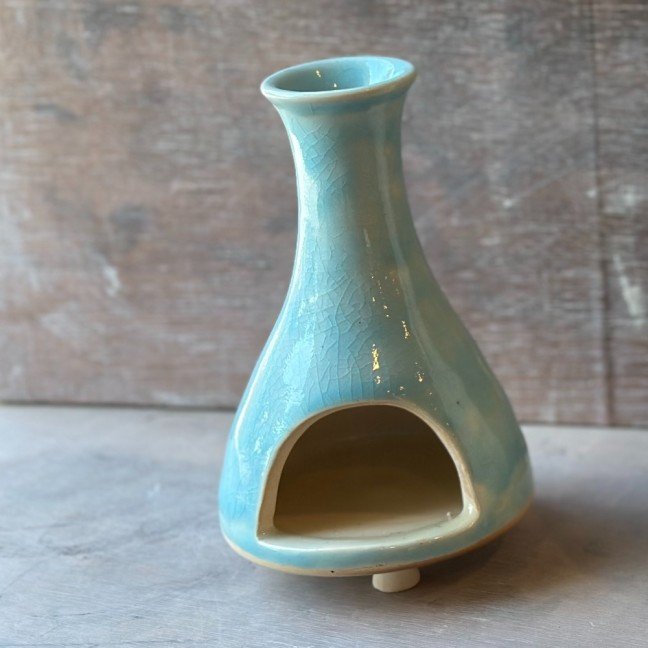 Ceramic Incense Holder 
Tabletop Fireplace
