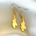 Gold Plated
Elephant Earrings